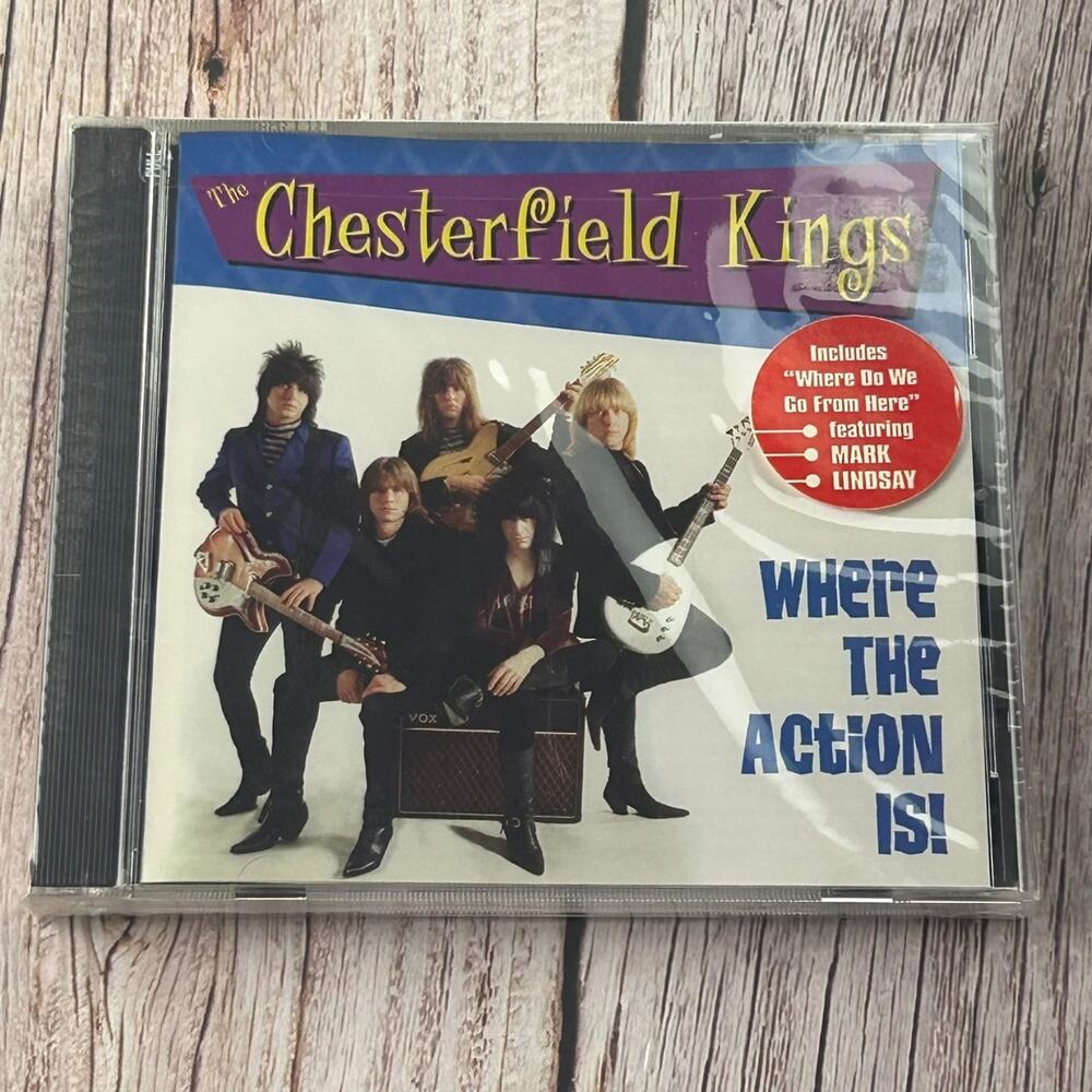 The Chesterfield Kings – Where The Action Is! CD 1999 Garage Rock Sundazed